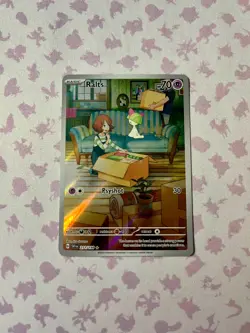 Ralts 211-198 Illustration Rare SV Base Set NM Pokemon Card Holo - Image 1