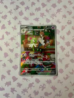 Kirlia 212/198 Illustration Rare SV Base Set NM Pokemon Card Holo - Image 1
