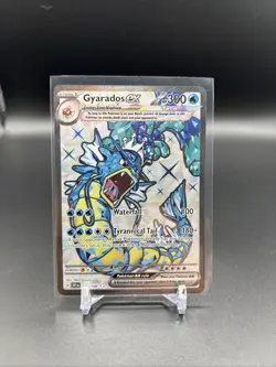 Pokemon TCG Gyarados EX Ultra Rare Holo Scarlet & Violet SVI Base Set 225/198 - Image 1