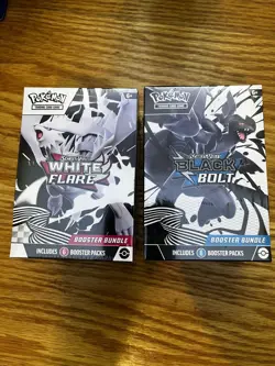 Pokemon Black Bolt and White Flare Booster Bundle Set of 2 - Image 1