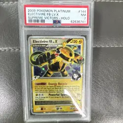 Pokemon Electivire FB LV.X Supreme Victors Holo Level Up 144/147 PSA 7 - Image 1