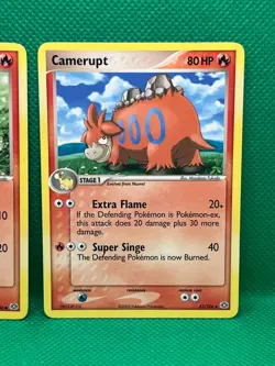 Pokemon Tcg Numel 58/106 & Camerupt 23/106 (EX Emerald) Non Holo - Image 3