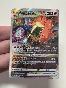 Pokemon TCG Charizard VSTAR SWSH262 Holo Black Star Promo - Image 1