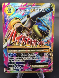 Pokemon M Blastoise EX Evolutions 102/108 Full Art Ultra Rare Holo 220 HP - Image 1