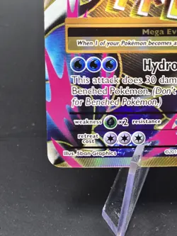 Pokemon M Blastoise EX Evolutions 102/108 Full Art Ultra Rare Holo 220 HP - Image 5