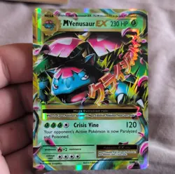Pokemon M Venusaur EX Ultra Rare Full Art Holo Evolutions 2/108 2016 Mega 230 HP - Image 1