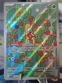 Pokemon TCG: Shuckle (Illustration Rare) - 136/132 - ME01: Mega Evolution - NM - Image 3