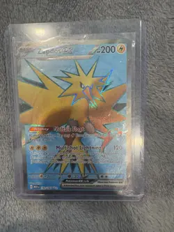 Pokemon Zapdos EX MEW Holo 152/165 200 HP Ability Ancient Bird - Image 1