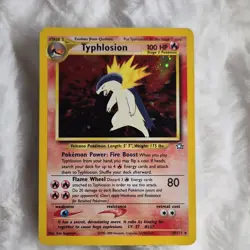 Pokemon Typhlosion 18/111 Neo Genesis Holo Rare 2000 Stage 2 100 HP - Image 1