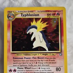 Pokemon Typhlosion 18/111 Neo Genesis Holo Rare 2000 Stage 2 100 HP - Image 2