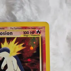 Pokemon Typhlosion 18/111 Neo Genesis Holo Rare 2000 Stage 2 100 HP - Image 3