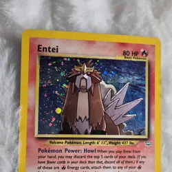 Pokemon Entei 06/64 Neo Revelation Holo Rare 2000 Basic 80 HP Searing Flames - Image 3