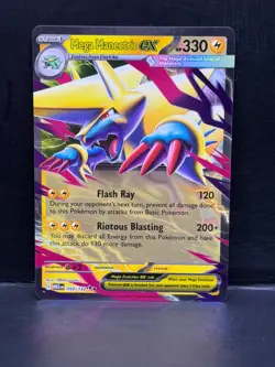 Mega Manectric ex 050/132 Me01: Mega Evolution Holo - Pokemon TCG - NM - Image 1