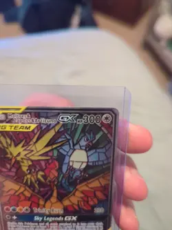 2019 Pokemon Moltres Zapdos Articuno GX SM210 Stained Glass Promo MINT - Image 3