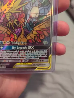 2019 Pokemon Moltres Zapdos Articuno GX SM210 Stained Glass Promo MINT - Image 4