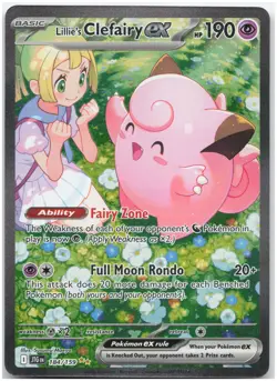 Lillie's Clefairy ex - 184/159 JTG SV09: Journey Together NM - Pokemon TCG - Image 1