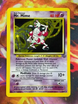 Mr. Mime 6/64 NM Holo Rare Unlimited Jungle 1999 Pokemon TCG - Image 1