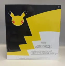 POKEMON CENTER CELEBRATIONS ELITE TRAINER BOX FACTORY SEALED - Case Fresh! - Image 1