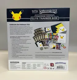 POKEMON CENTER CELEBRATIONS ELITE TRAINER BOX FACTORY SEALED - Case Fresh! - Image 2