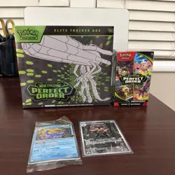 Pokemon Mega Evolution Perfect Order Elite Trainer Box & Booster Bundle Deck - Image 1