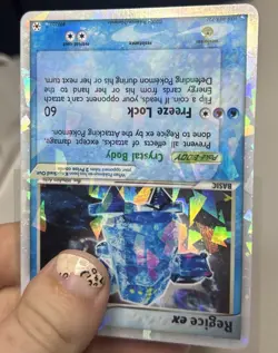 Pokemon TCG Regice ex 97/101 Hidden Legends Ultra Rare NM- SWIRL - Image 4