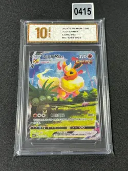 Pokemon TCG Chinese Sword & Shield CSHC 003 HR Flareon VMAX Grade 10 - Image 1