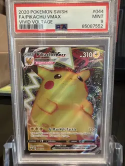 Pikachu VMAX #044 - 2020 Pokemon Sword & Shield Vivid Voltage - PSA 9 - Image 1