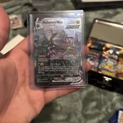 Pokemon TCG Rayquaza VMAX (Alternate Art Secret). Mint Condition. - Image 1