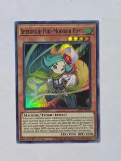 Yugioh! Speedroid Fuki-Modoshi Piper LED8-EN002 (SR) 1st Ed Foil - Image 1
