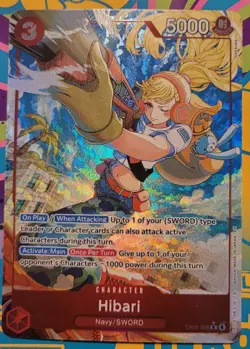 Hibari [Alternate Art] EB03-008 One Piece Extra Booster Heroines Edition - Image 1