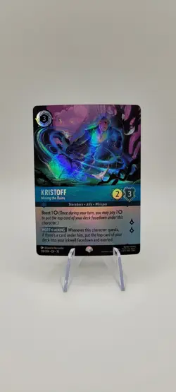 Disney Lorcana TCG: Kristoff - Mining Ruin(Epic) 218/204 Whispers in the Well-NM - Image 1
