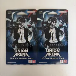 Union Arena Solo Leveling Sleeved Booster Blister Pack x 2 English - Image 1