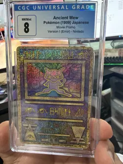 [NM-MT] CGC 8 Pokemon Card ANCIENT MEW " NINTEDO " ERROR 1999 PROMO Japanese - Image 4
