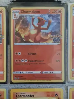 Radiant Charizard 011/078 Charmander & Charmeleon Evolution Cards With Spanish - Image 3