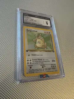 1999 Pokemon TCG Jungle Kangaskhan Holo 1st Edition CGC 9 5/64 Card Stock - Image 3