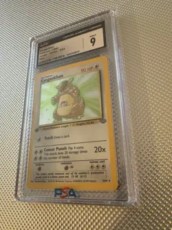 1999 Pokemon TCG Jungle Kangaskhan Holo 1st Edition CGC 9 5/64 Card Stock - Image 4