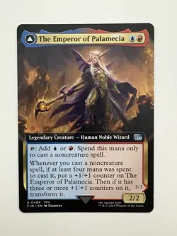 The Emperor of Palamecia / Lord Master Hell Borderless MTG Magic Card Mint FIN - Image 1