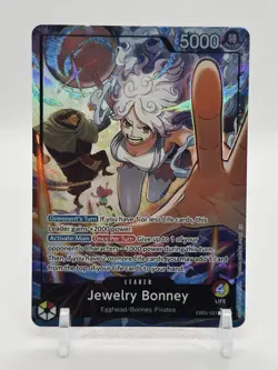 Jewelry Bonney (Alt Art) OP15-001 L Adventure on KAMI - ONE PIECE Card ENGLISH - Image 1