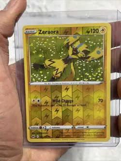 ZERAORA CROWN ZENITH SET RARE REVERSE HOLO-FOIL POKEMON CARD 052/159 NM NINTENDO - Image 1