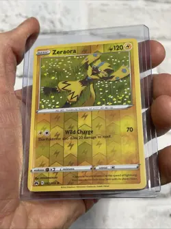 ZERAORA CROWN ZENITH SET RARE REVERSE HOLO-FOIL POKEMON CARD 052/159 NM NINTENDO - Image 2