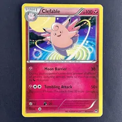 Clefable 82/122 Pokemon Card Rare XY BREAKpoint LP - Image 3