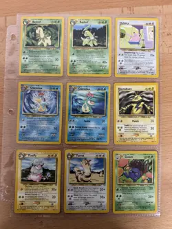 Nm Complete Pokemon Neo Genesis Set C-UNCOMMON Cards WOTC Vintage Original - Image 2