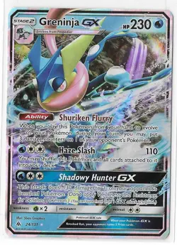 Greninja GX 24/131 Forbidden Light Ultra Rare Holo Pokemon TCG Card NM - Image 1