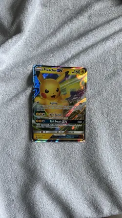 Pokemon Pikachu GX Promo Holo SM Promos SM232 Card 160 HP Basic - Image 1