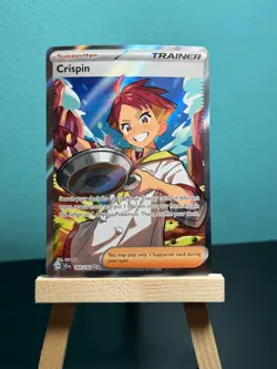 Crispin 164/142 SV07: Stellar Crown Pokemon Card TCG - Image 1