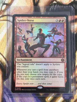 FOIL Spider-Verse #0093 MTG Marvel Spider-Man English Mythic - Pack Fresh NM 🔥 - Image 3
