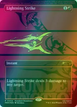Lightning Strike - Foil - 2024 Standard Showdown Promo - Image 1