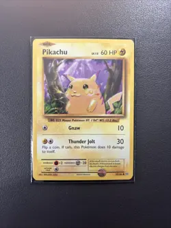 Pokemon TCG XY Evolutions Pikachu Card Cracked Ice Holo, #35/108, 2016 - Image 1