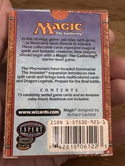 Invasion Starter Tournament Deck Pack (ENGLISH) SEALED NEW MAGIC MTG - Image 2