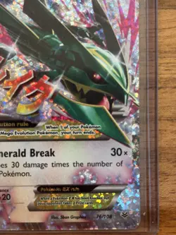 Pokemon M Rayquaza EX 76/108 Celebrations: Classic Collection Holo NM - Image 4